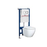 Leziter Roya Delano 083W falba építhető WC tartály szett