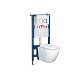 Leziter Roya Delano 083W falba építhető WC tartály szett