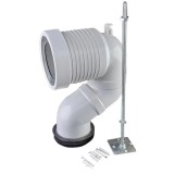 Leziter S-bekötő álló és monoblokkos WC-hez