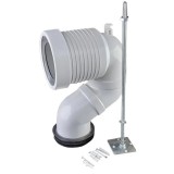 Leziter S-bekötő álló és monoblokkos WC-hez