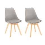 Leziter Silla étkezőszék 2 db szürke színben