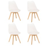 Leziter Silla étkezőszék 4 db fehér színben