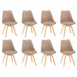 Leziter Silla étkezőszék 8 db bézs színben