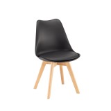 Leziter Silla étkezőszék fekete színben