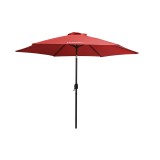 Leziter Solari kerti napernyő piros 300 cm