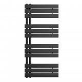 Leziter Solaro Design törölközőszárító radiátor 1200x500 mm fekete
