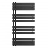 Leziter Solaro Design törölközőszárító radiátor 1200x600 mm fekete