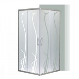 Leziter Spirit BAMBOO 90x90 szögletes zuhanykabin, zuhanytálca nélkül