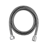 Leziter Strong zuhanycső PVC 1,5m króm-fekete