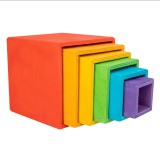 Leziter Szivárvány dobozos Montessori fajáték