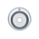 Leziter Teur kerek egy medencés rozsdamentes mosogató