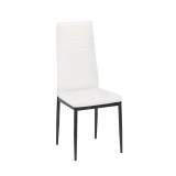 Leziter Tino NOVA Étkezőszék fehér-fekete színben