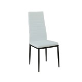 Leziter Tino NOVA Étkezőszék fehér-fekete színben
