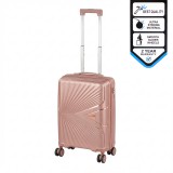 Leziter TraveLux Endure kabinbőrönd keményfedeles 55x40x20 cm rosegold