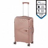 Leziter TraveLux Endure közepes bőrönd keményfedeles 68x45x25 cm rosegold