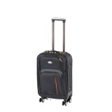 Leziter TraveLux light kézipoggyász puha levehető kerékkel 40x30x20 cm fekete