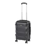 Leziter TraveLux Max kabinbőrönd keményfedeles levehető kerékkel 50x40x20 cm fekete