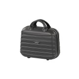 Leziter TraveLux Max kisméretű kézi bőrönd keményfedeles 28x36x16 cm fekete