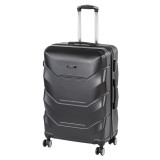 Leziter TraveLux Max nagy bőrönd keményfedeles 76x50x29 cm fekete