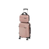 Leziter TraveLux Pro III gurulós bőrönd szett rosegold