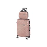 Leziter TraveLux Pro IV gurulós bőrönd szett rosegold