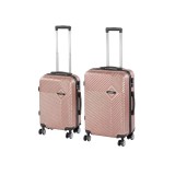 Leziter TraveLux Pro IX gurulós bőrönd szett rosegold