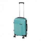 Leziter TraveLux Pro kabinbőrönd keményfedeles levehető kerékkel 50x40x20 cm lagúnakék