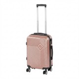 Leziter TraveLux Pro kabinbőrönd keményfedeles levehető kerékkel 50x40x20 cm rosegold