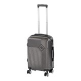 Leziter TraveLux Pro kabinbőrönd keményfedeles levehető kerékkel 50x40x20 cm szürke