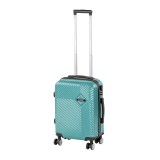Leziter TraveLux Pro kézipoggyász keményfedeles levehető kerékkel 40x30x20 cm lagúnakék