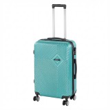 Leziter TraveLux Pro közepes bőrönd keményfedeles 68x45x25 cm lagúnakék