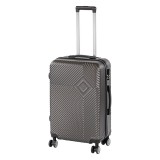 Leziter TraveLux Pro közepes bőrönd keményfedeles 68x45x25 cm szürke