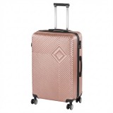 Leziter TraveLux Pro nagy bőrönd keményfedeles 76x50x29 cm rosegold