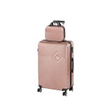 Leziter TraveLux Pro V gurulós bőrönd szett rosegold