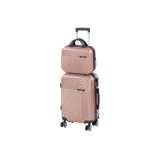 Leziter TraveLux Pro VI gurulós bőrönd szett rosegold