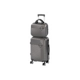 Leziter TraveLux Pro VI gurulós bőrönd szett szürke