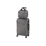 Leziter TraveLux Pro VII gurulós bőrönd szett szürke