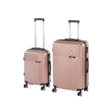 Leziter TraveLux Pro X gurulós bőrönd szett rosegold