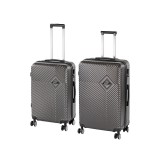 Leziter TraveLux Pro XI gurulós bőrönd szett szürke