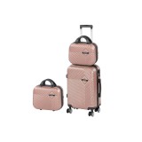 Leziter TraveLux Pro XII gurulós bőrönd szett rosegold