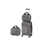 Leziter TraveLux Pro XII gurulós bőrönd szett szürke