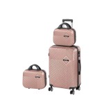 Leziter TraveLux Pro XIII gurulós bőrönd szett rosegold