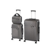 Leziter TraveLux Pro XVI gurulós bőrönd szett szürke