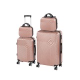 Leziter TraveLux Pro XXIII gurulós bőrönd szett rosegold