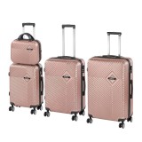 Leziter TraveLux Pro XXV gurulós bőrönd szett rosegold