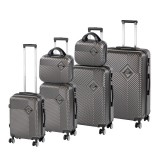 Leziter TraveLux Pro XXXXXIV gurulós bőrönd szett szürke