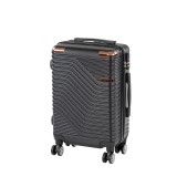 Leziter TraveLux Urban kabinbőrönd keményfedeles levehető kerékkel 50x40x20 cm fekete