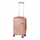 Leziter TraveLux Urban kabinbőrönd keményfedeles levehető kerékkel 50x40x20 cm rosegold