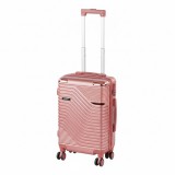 Leziter TraveLux Urban kabinbőrönd keményfedeles levehető kerékkel 50x40x20 cm rosegold