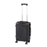 Leziter TraveLux Urban kézipoggyász keményfedeles levehető kerékkel 40x29x19 cm fekete